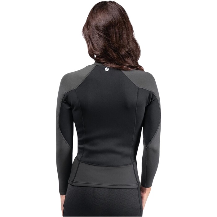 2024 Zhik Mujer Microfleece X Traje De Neopreno Top DTP-0580-BLK - Black